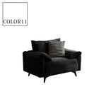 軽ラグジュアリー二人掛け直線型ソファ リビング向けシンプルデザインオイルワックスレザー qm-5616