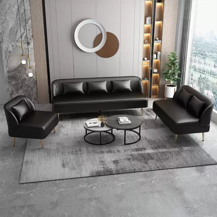 現代シンプルデザイン直線型ソファ 二人掛け三人掛け 猫爪対応レザー 高脚タイプ qm-5617