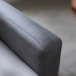 高級木製フレーム エアレザー&綿 ソファー 3人掛け - 快適さと耐久性を兼ね備えたデザイン qm-6