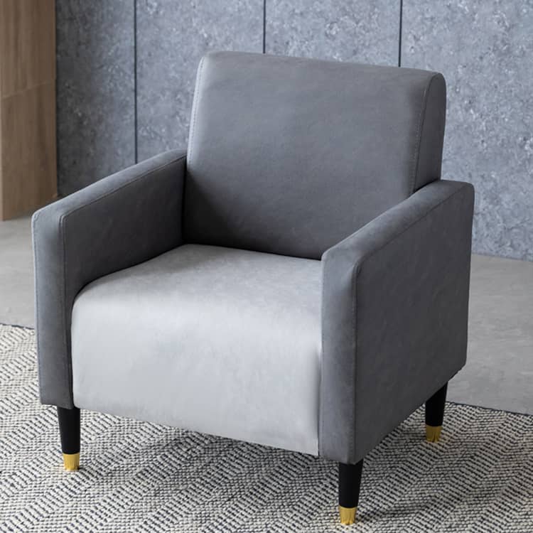 高級木製フレーム エアレザー&綿 ソファー 3人掛け - 快適さと耐久性を兼ね備えたデザイン qm-6