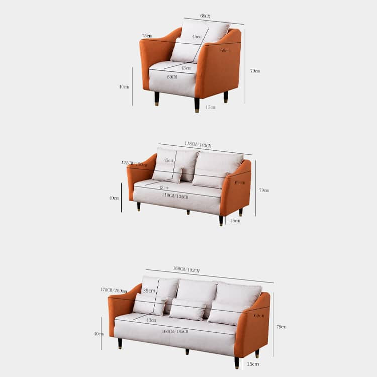 高品質木製フレーム&エアレザー製ソファー 快適な綿クッション搭載 qm-8