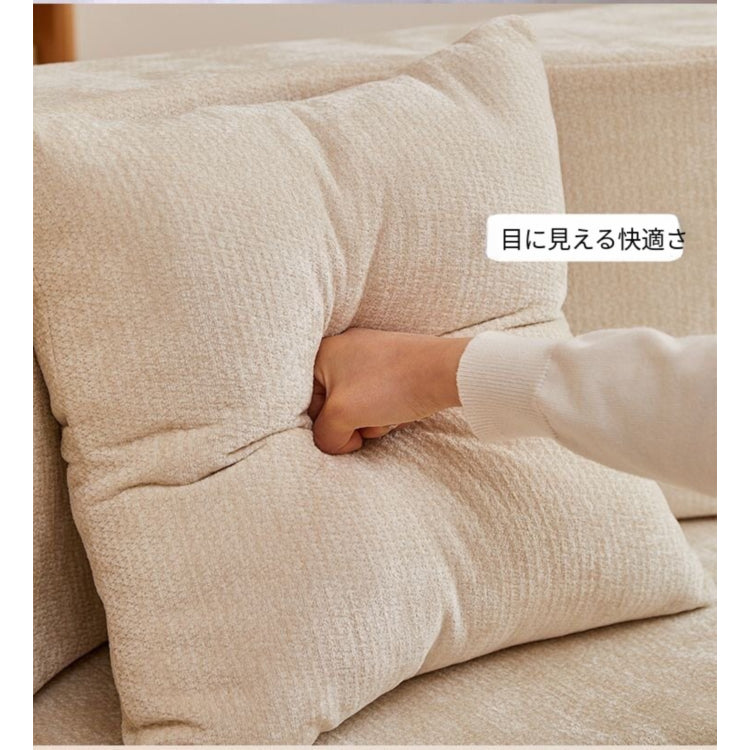 省スペース 圧縮ファブリック ソファーベッド|折りたたみ 直線デザイン 洗えるカバー 一人暮らし向け qs-0209-56