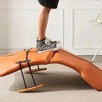 ソファー ブラウン+ベージュ オレンジ+ベージュ オレンジ 無垢木 スチール sbn-001-sofa