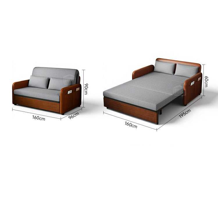折りたたみソファベッド 多機能タイプ リビング用 引き出し式・伸縮対応 コンパクトデザイン g4-7166