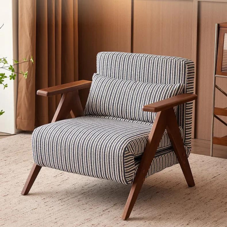 無垢材 ソファーベッド 2WAY 折りたたみ式|幅120cm 1人用 書斎向け デザイン家具 sjdd-0225-3