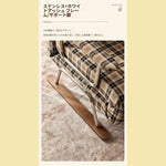 折りたたみソファベッド 布製 無垢材フレーム 1.25m ヴィンテージ風 テクスチャーファブリック sjdd-0225-4