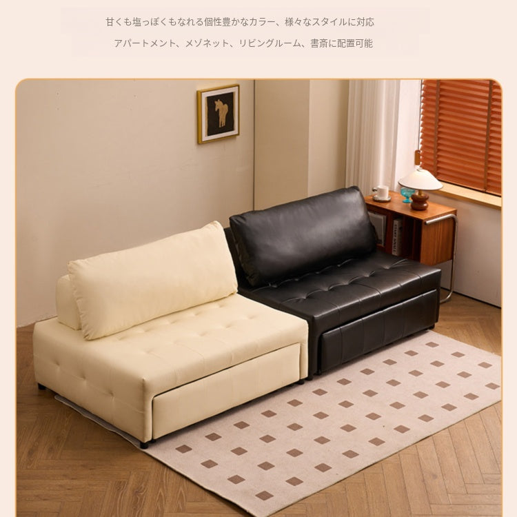 1人掛け ソファーベッド 2WAY|折りたたみ・伸縮式 多機能 リラックスチェア リビング用 syj-0203-21