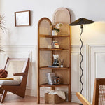 ラタンとアッシュ材を使った高品質キャビネット|インテリアコレクション tzm-516