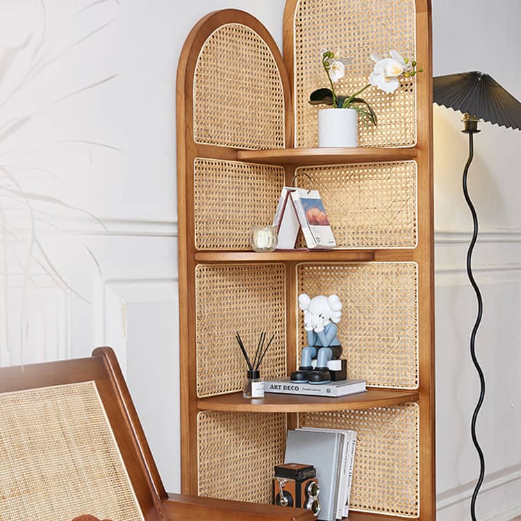 ラタンとアッシュ材を使った高品質キャビネット|インテリアコレクション tzm-516