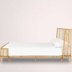 籐製ナイトテーブル|ナチュラルなコーディネートにピッタリ tzm-540