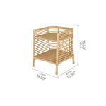 籐製ナイトテーブル|ナチュラルなコーディネートにピッタリ tzm-540