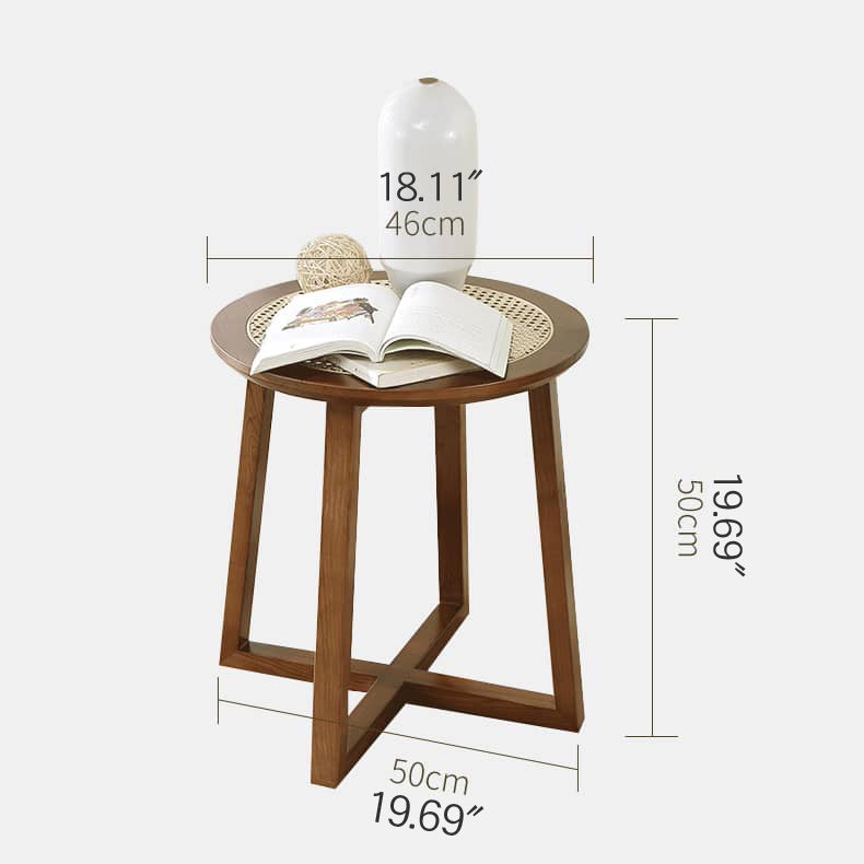 高級ラタンとアッシュ材使用!北欧風デザインチェア 綿麻クッション付き tzm-541