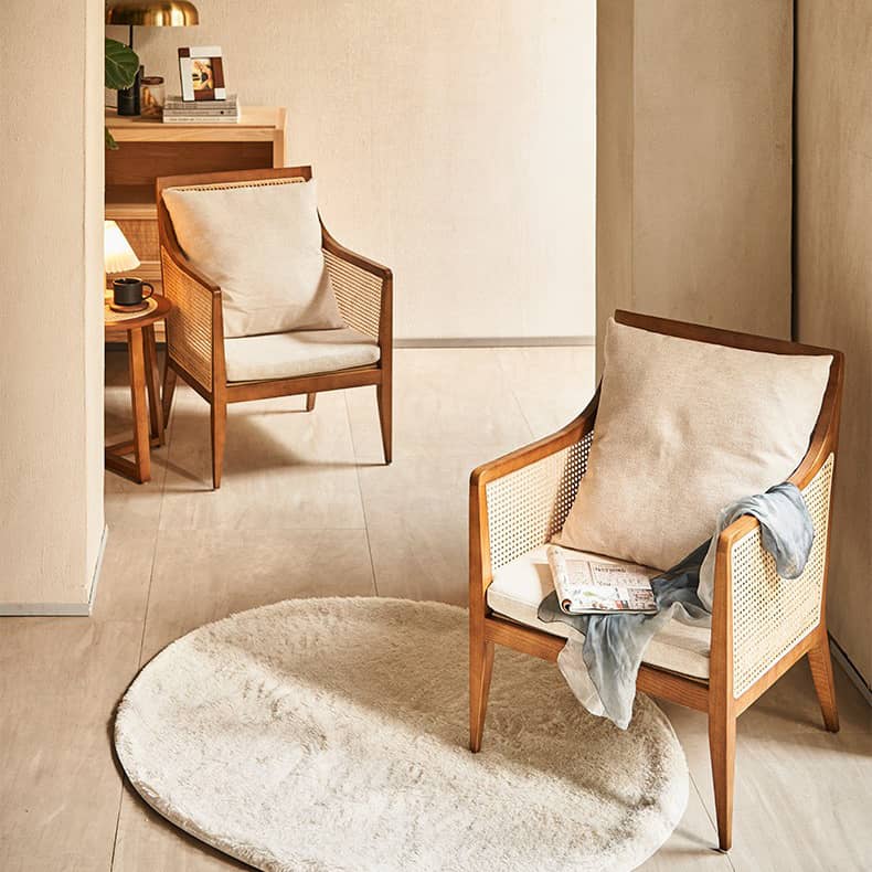 【おしゃれ&高級感】ラタン?アッシュ材使用のデザインセンターテーブル tzm-542