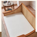 高級ラタン&アッシュ材のシープボアソファー - 快適さとデザイン性を極めた一品 tzm-544