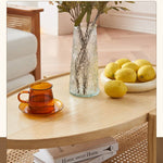 高級ラタン&アッシュ材のシープボアソファー - 快適さとデザイン性を極めた一品 tzm-544