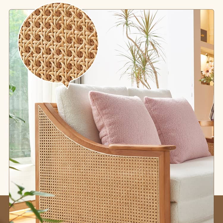 ラタン&アッシュ材のエレガントセンターテーブル | 高級感溢れるデザイン tzm-545