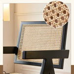 ラタン×アッシュ材チェア|スタイリッシュなデザインインテリアにぴったり tzm-547