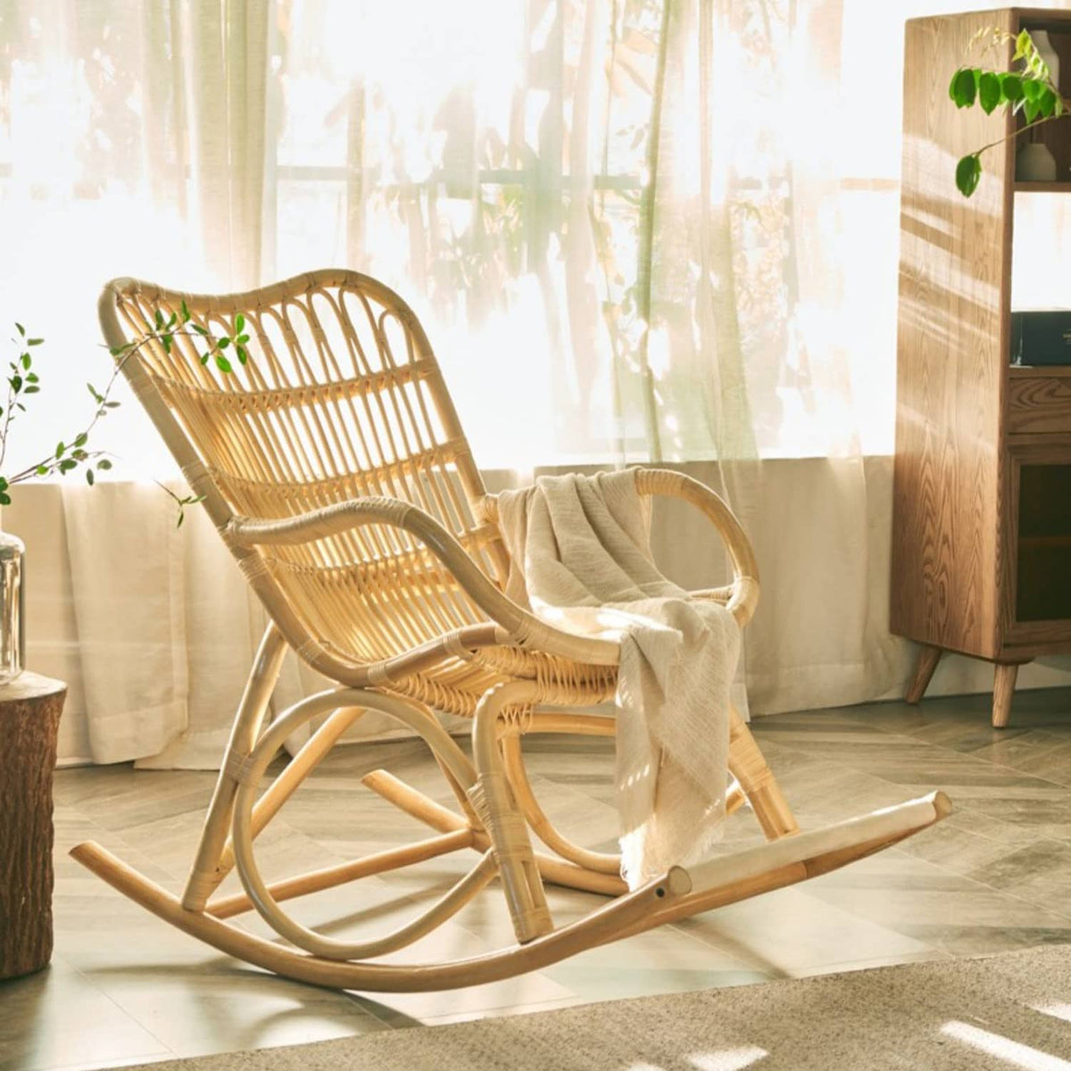 ラタン製センターテーブル|スタイリッシュ&ナチュラルデザイン tzm-549