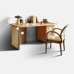 ラタンとアッシュ材チェア|高級感溢れるデザインと天然素材の融合 tzm-552