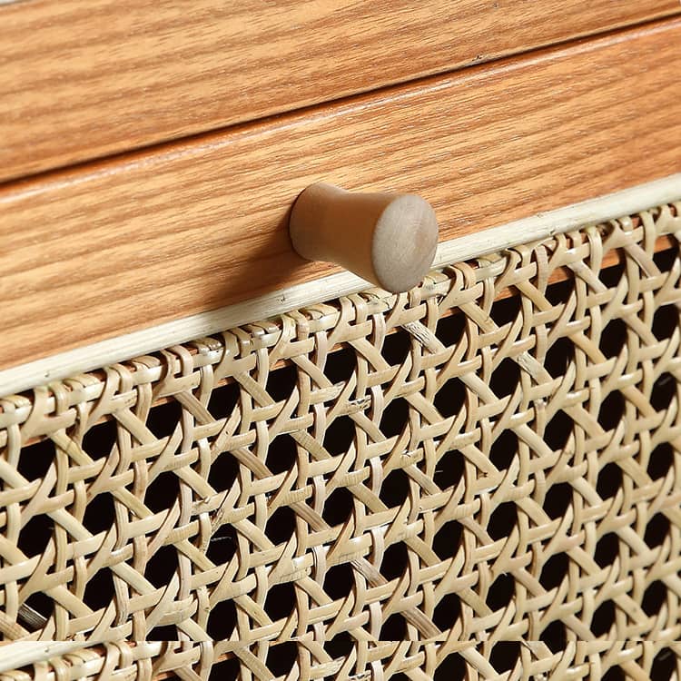 ラタンとアッシュ材チェア|高級感溢れるデザインと天然素材の融合 tzm-552