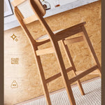 ラタン&アッシュ材のデザインチェア | スタイリッシュな快適座椅子 tzm-556