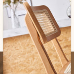 ラタン&アッシュ材のデザインチェア | スタイリッシュな快適座椅子 tzm-556