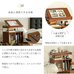 キャビネット ナチュラル ツゲ材 モールガラス xbjj-flbg-rack