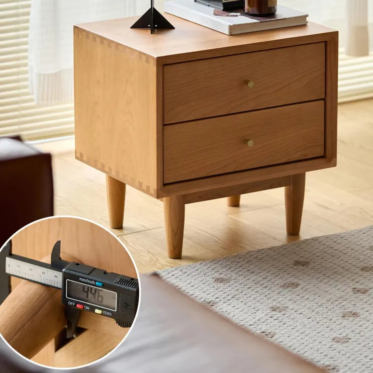 ナイトテーブル ナチュラル チェリー材 xbjj-glctg-cherry