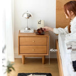 ナイトテーブル ナチュラル チェリー材 xbjj-glctg-cherry