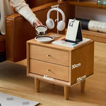 ナイトテーブル ナチュラル チェリー材 xbjj-glctg-cherry