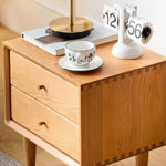 ナイトテーブル ナチュラル チェリー材 xbjj-glctg-cherry