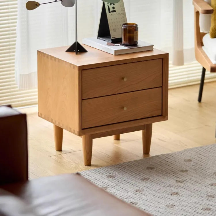 ナイトテーブル ナチュラル チェリー材 xbjj-glctg-cherry