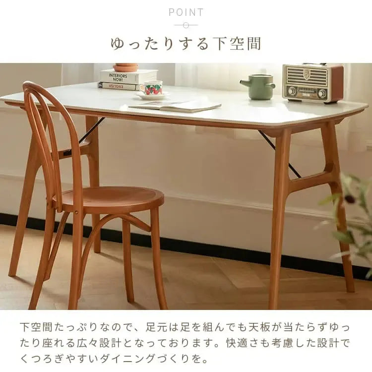 テーブル ホワイト チェリー材 セラミック xbjj-klybcz-table