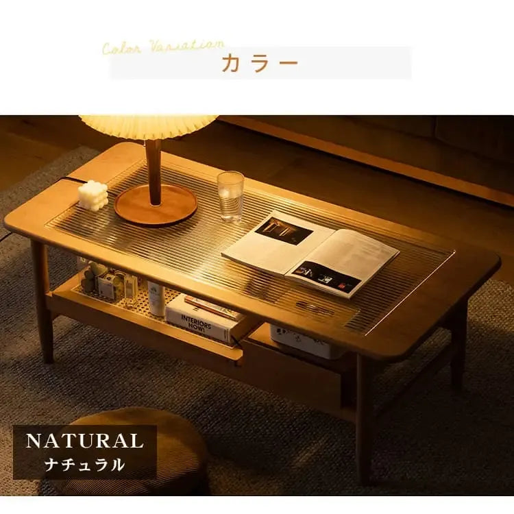 テーブル ブラウン チェリー ガラス xbjj-lgcj-table