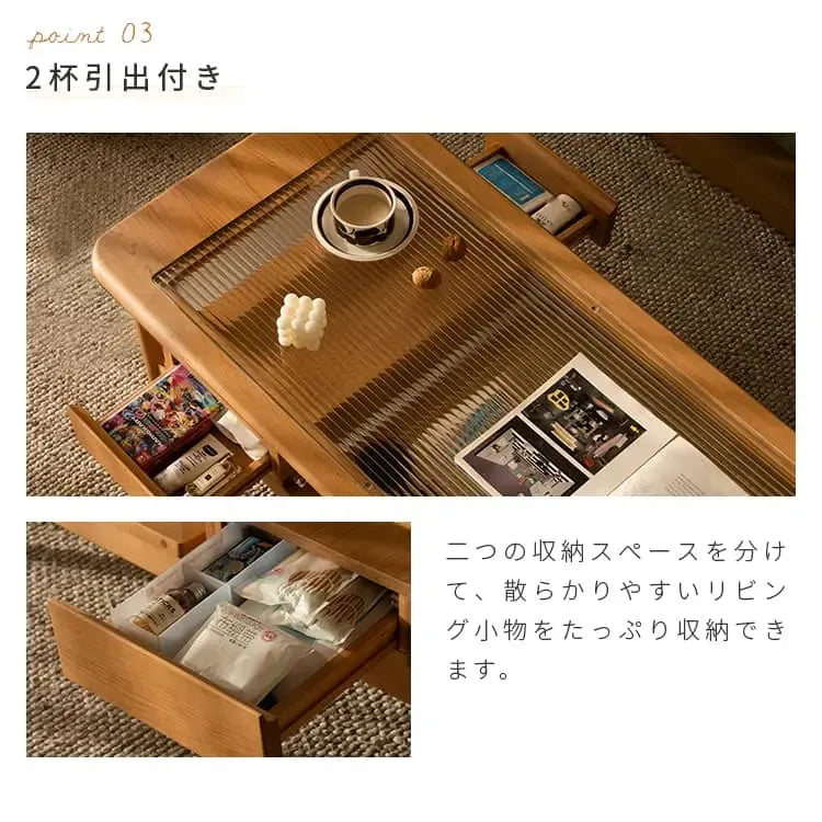 テーブル ブラウン チェリー ガラス xbjj-lgcj-table