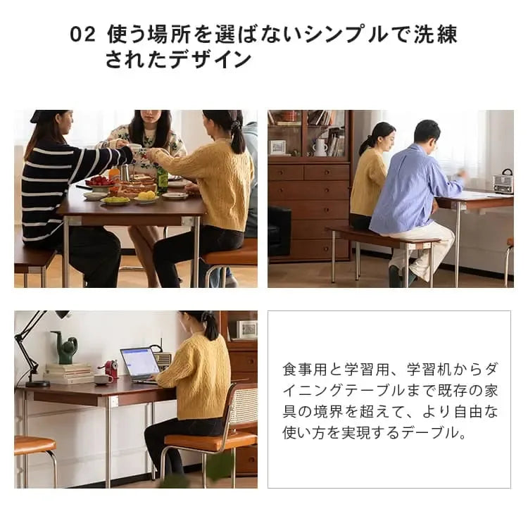 テーブル ナチュラル ツゲ材 ステンレス xbjj-sjcz-table