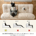 ソファー ホワイト ダークブラウン パイン材 エアレザー xbjj-ydsf-sofa