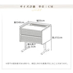 ナイトテーブル ブラウン ツゲ材 xbjj-ygctg-sidetable