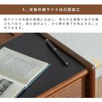 ナイトテーブル ブラウン ツゲ材 xbjj-ygctg-sidetable