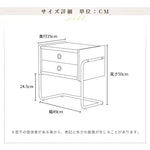 ナイトテーブル ブラウン ツゲ材 xbjj-yyctg-sidetable