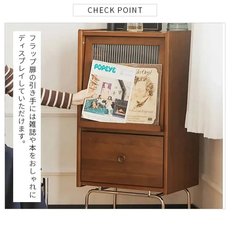 ラック ブラウン ツゲ材 モールガラス xbjj-yyxbg-cabinet