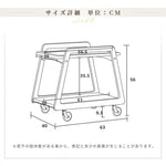 ラック ナチュラル チェリー材 モールガラス xbjj-yyxtc-sidetable