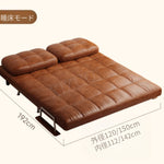 ヴィンテージ風 ソファーベッド 折りたたみ式|伸縮ベッド 一体型 リビング・バルコニー対応 xizuo-0203-29