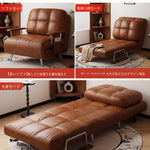 ヴィンテージ風 ソファーベッド 折りたたみ式|伸縮ベッド 一体型 リビング・バルコニー対応 xizuo-0203-29