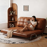 ヴィンテージ風 ソファーベッド 折りたたみ式|伸縮ベッド 一体型 リビング・バルコニー対応 xizuo-0203-29