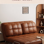 ヴィンテージ風 ソファーベッド 折りたたみ式|伸縮ベッド 一体型 リビング・バルコニー対応 xizuo-0203-29