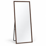 鏡 ナチュラル ダークブラウン ブラウン 鏡 スチール 化粧板 xsgyp-01-mirror