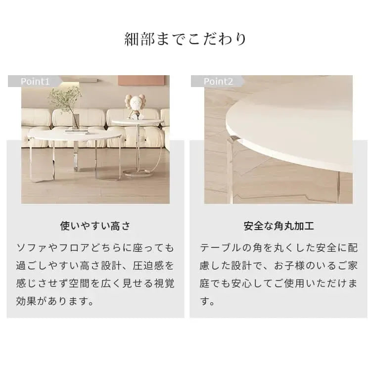 テーブル ホワイト セラミック アクリル板 ybyd-08-table