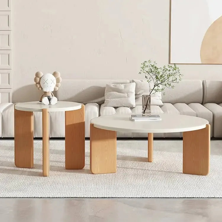 センターテーブル ホワイト ケヤキ材 ybyd-454596459-table