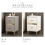 ナイトテーブル カーキ ホワイト オレンジ ベージュ グレー ブルー カーキ+ホワイト オレンジ+ホワイト ブルーグレー+ホワイト グレー+ホワイト セラミック 合成皮革 天然木 スチール yk-01-nightable